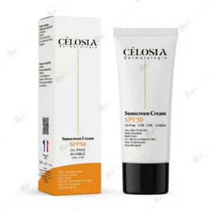 کرم ضدآفتاب بیرنگ سلوسیا SPF 50 برای پوست چرب و مختلط ۴۰ میلیلیتر