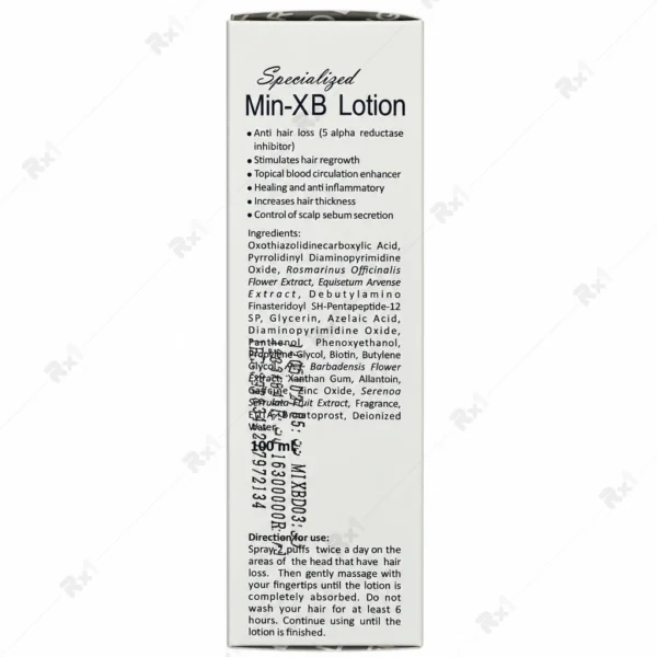 لوسیون تقویت کننده مو دئودراگ مدل Min-XB حجم 100 میلی لیتر
