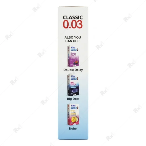 کاندوم ناچ کدکس کلاسیک مدل خیلی نازک 0.03 بسته 10 عددی