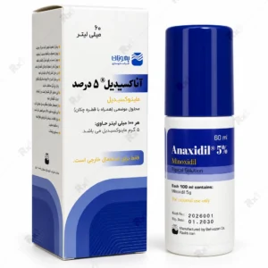 محلول موضعی آناکسیدیل ماینوکسیدیل ۵٪ بهوزان برای ریزش موی آندروژنتیک ۶۰ میلیلیتر