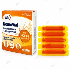 مکمل خوراکی نورویال یوروویتال برای کمک به عملکرد سیستم عصبی با ویتامین B12 ۱۰۰۰ میکروگرم ۱۰ ویال ۱۰ میلیلیتری