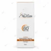 کرم ضدآفتاب رنگی مدیسان SPF 60 مناسب پوست معمولی و چرب بژ طبیعی حجم ۵۰ میلی‌لیتر