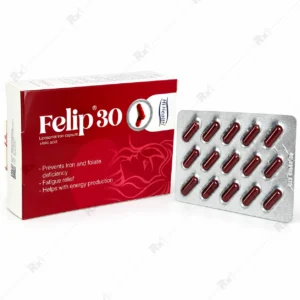 کپسول آهن لیپوزومال و فولیک اسید فلیپ ۳۰ های‌هلث ۳۰ عددی