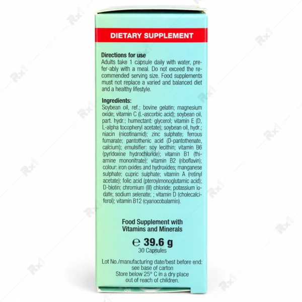کپسول دیافیت یوروویتال مناسب افراد مبتلا به دیابت ۳۰ عددی